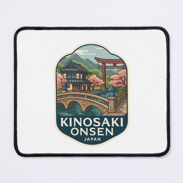 Item preview, Kinosaki Onsen, Japan – Torii Gate and Spring Bridge designed and sold by Places On Earth.