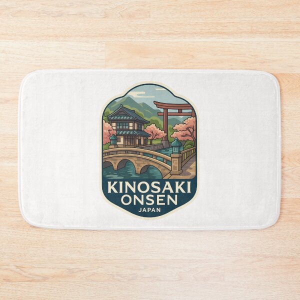 Item preview, Kinosaki Onsen, Japan – Torii Gate and Spring Bridge designed and sold by Places On Earth.