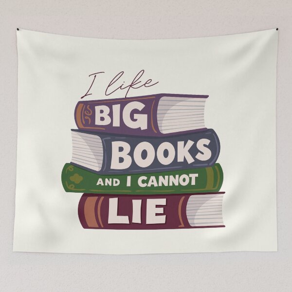 Item preview, I like big books and I cannot lie | dark designed and sold by MamSelle.