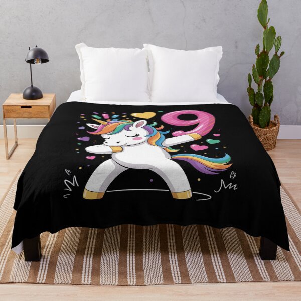 Item preview, 9 Year Old Unicorn Dabbing 9th Birthday Girl Party designed and sold by InspiredFoul.
