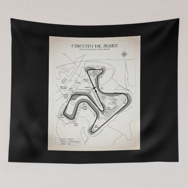 Item preview, Circuito de Jerez (Ivory) designed and sold by BGALAXY.