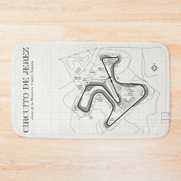 Item preview, Circuito de Jerez (Ivory) designed and sold by BGALAXY.