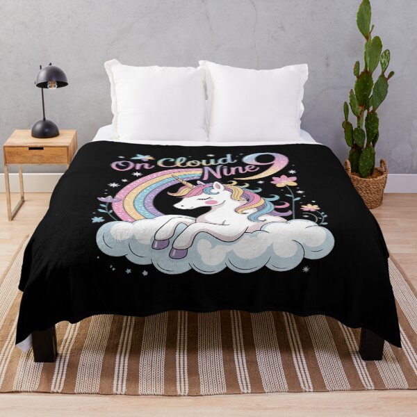 Item preview, 9-year-old Cloud Nine Cute Unicorn Girl's 9th Birthday designed and sold by InspiredFoul.