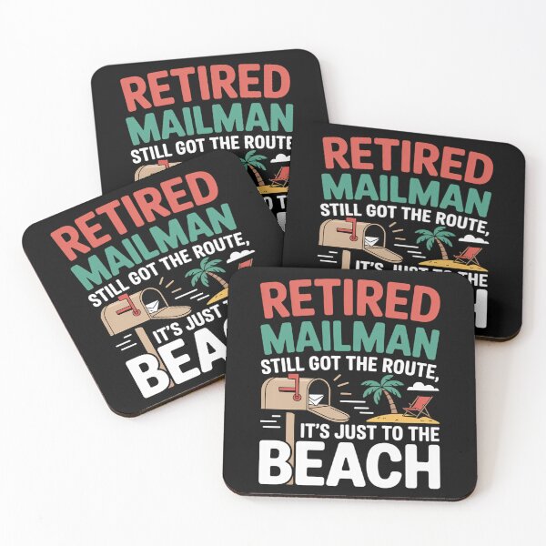 Item preview, Retired Mailman Beach Lover Retirement Retiree designed and sold by DetroitMug.