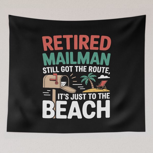 Item preview, Retired Mailman Beach Lover Retirement Retiree designed and sold by DetroitMug.