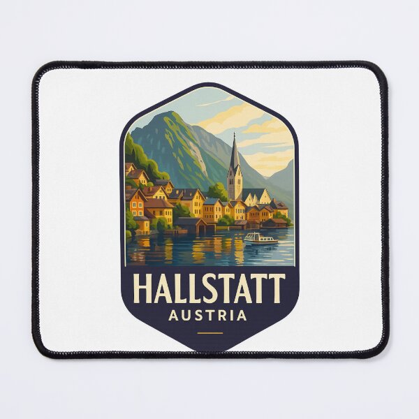 Item preview, Hallstatt Austria Alpine Village Reflections designed and sold by Places On Earth.