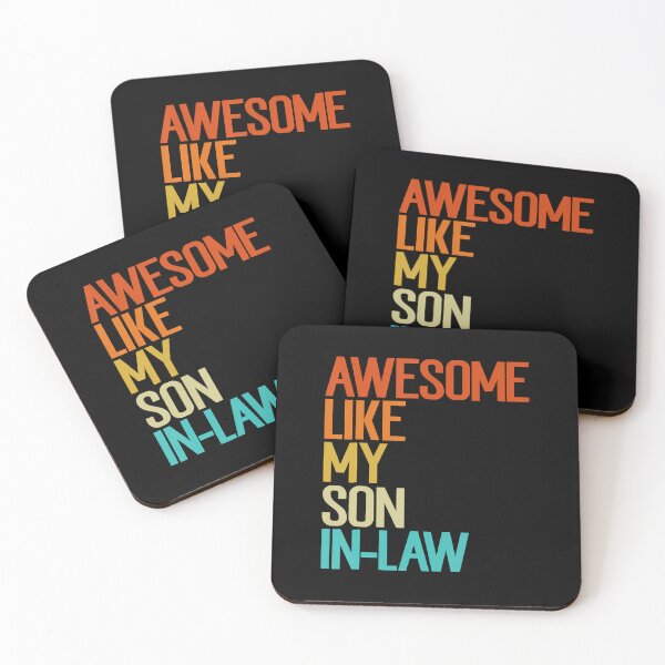 Item preview, Awesome Like My Son In Law Funny Family Humor Retro designed and sold by RebeccaCelia.