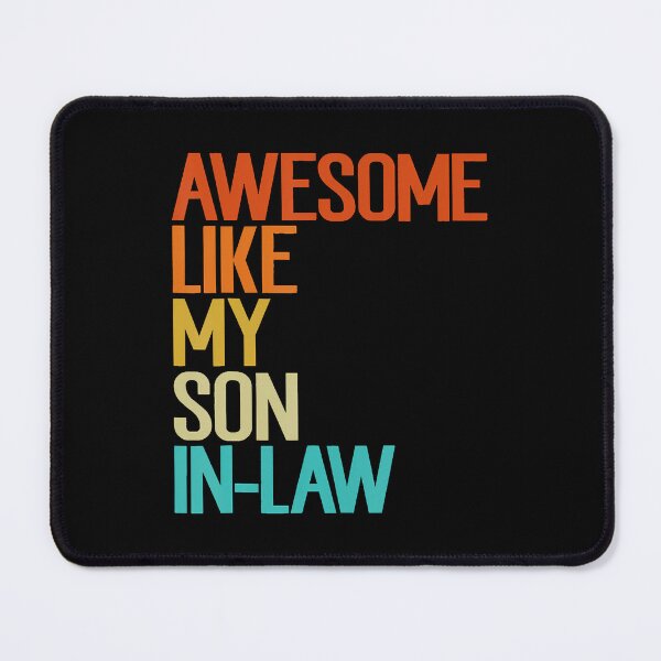 Item preview, Awesome Like My Son In Law Funny Family Humor Retro designed and sold by RebeccaCelia.