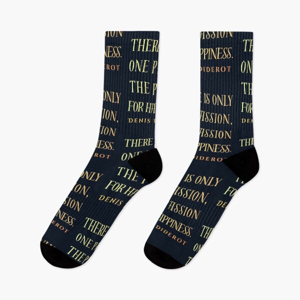 Item preview, Denis Diderot quote: There is only one passion, the passion for happiness. designed and sold by artbleed.
