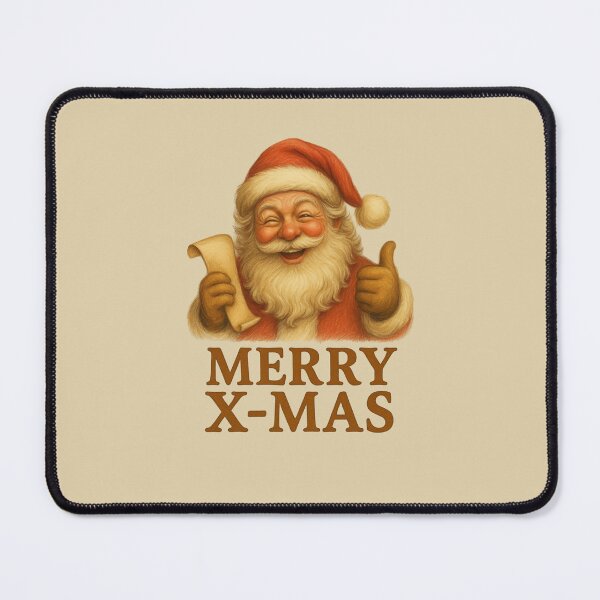 Item preview, Cheerful Santa Holding Christmas Wish List designed and sold by Morna123.