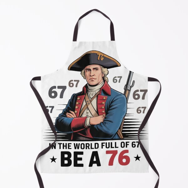 Item preview, In The World Full of 67 Be A 76 – Funny 1776 History Meme Soldier Design designed and sold by WSPrintCrafter.
