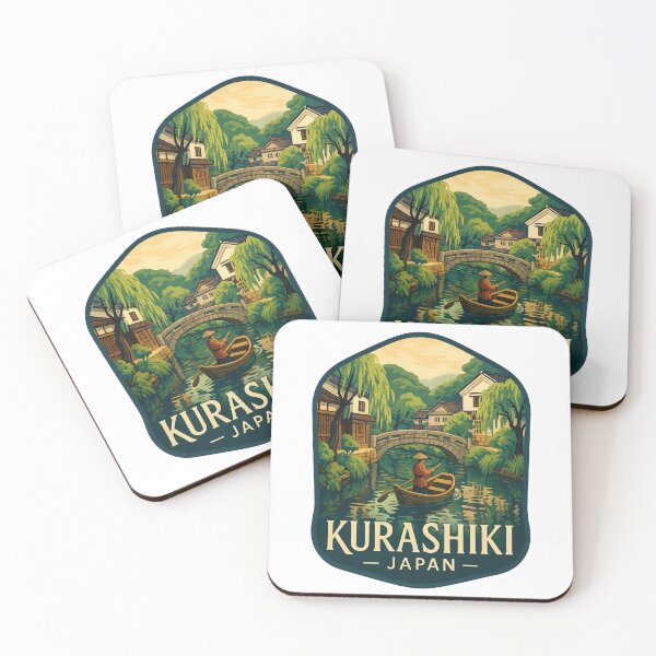 Item preview, Kurashiki, Japan – Willow-lined Canal and Bridge designed and sold by Aryabek.