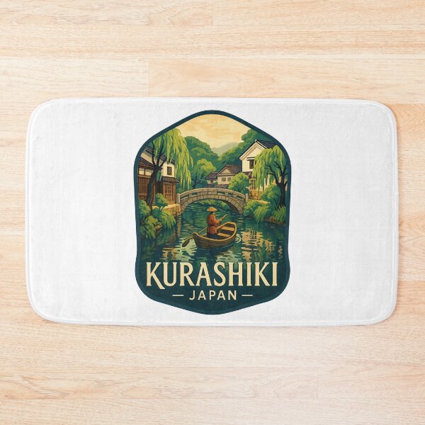 Item preview, Kurashiki, Japan – Willow-lined Canal and Bridge designed and sold by Aryabek.