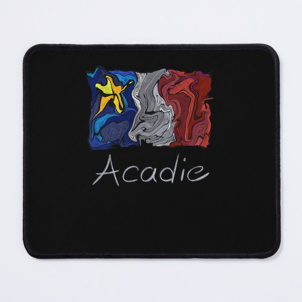 Item preview, Acadian-Flag-Pastel-Liquid-Mosaic---Drapeau-Acadien-Mosaque-Liquide-Pastel-Vitrail designed and sold by EliasWittschier.