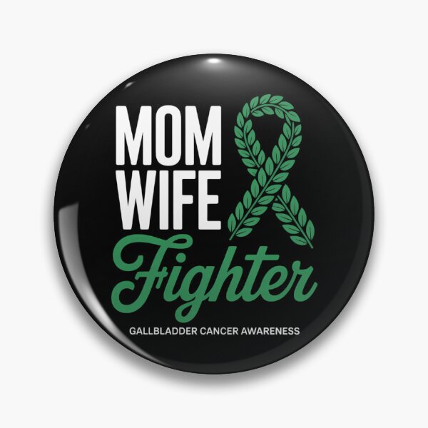 Item preview, Mom Wife Fighter Green Ribbon Gallbladder Cancer Awareness designed and sold by papertaless.
