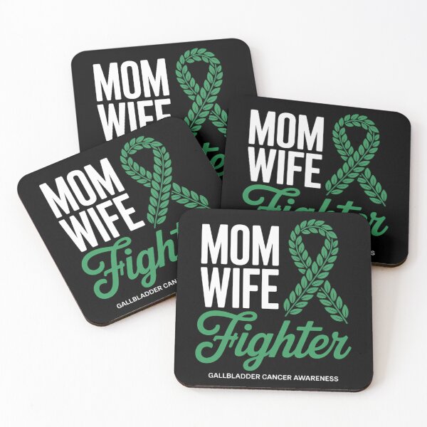 Item preview, Mom Wife Fighter Green Ribbon Gallbladder Cancer Awareness designed and sold by papertaless.
