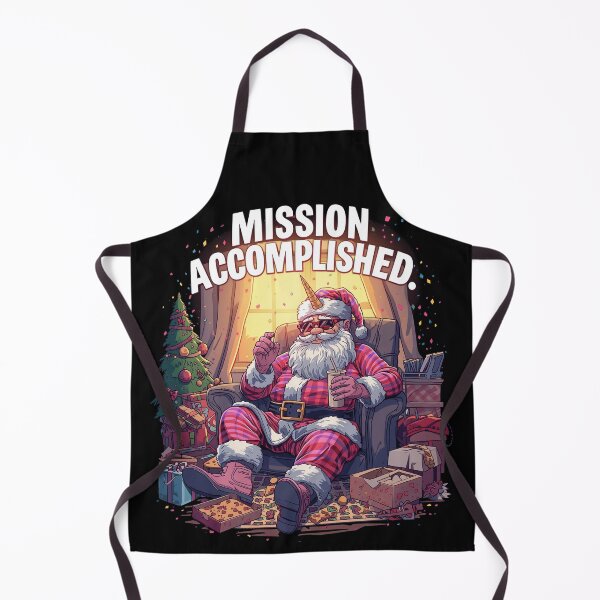 Item preview, Mission Accomplished Santa | Funny Christmas Pajama Santa Relaxing Holiday Design designed and sold by PLUSHIWORLDtm.
