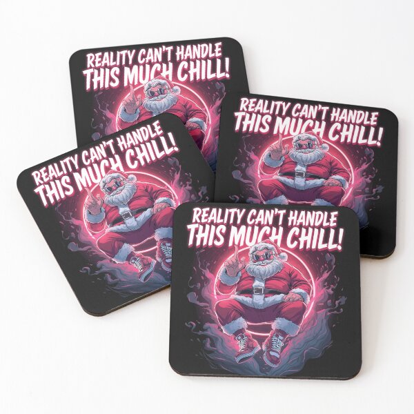 Item preview, Reality Can't Handle This Much Chill | Cool Santa Christmas Design designed and sold by PLUSHIWORLDtm.