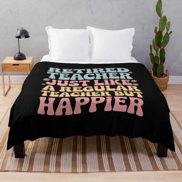 Item preview, Retired Teacher Just Like Regular One But Happier designed and sold by DetroitMug.