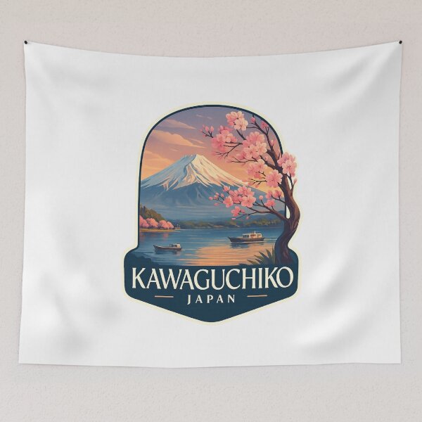Item preview, Kawaguchiko – Pagoda View of Mount Fuji designed and sold by Aryabek.