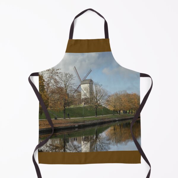 Item preview, Bruges Windmills Autumn Reflections designed and sold by Imladris01.