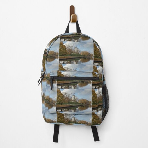 Item preview, Bruges Windmills Autumn Reflections designed and sold by Imladris01.