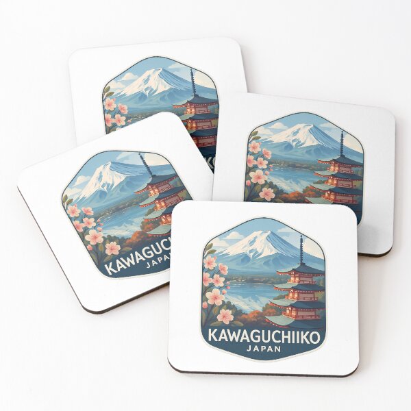 Item preview, Kawaguchiko – Cherry Blossoms by the Lake at Sunset designed and sold by Aryabek.