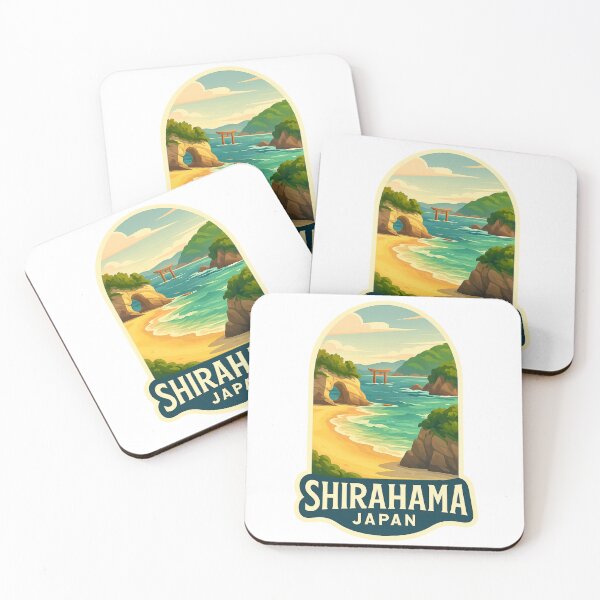 Item preview, Shirahama – Seaside Torii and Coastal Beauty designed and sold by Aryabek.