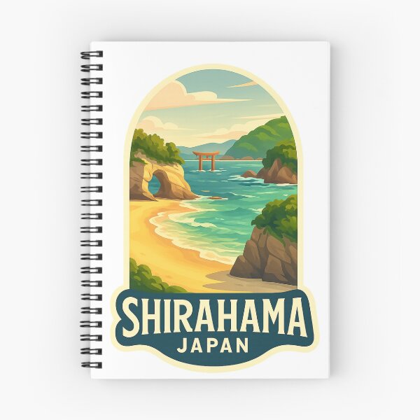 Item preview, Shirahama – Seaside Torii and Coastal Beauty designed and sold by Aryabek.