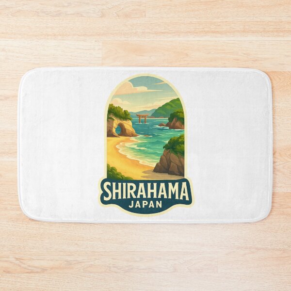 Item preview, Shirahama – Seaside Torii and Coastal Beauty designed and sold by Aryabek.