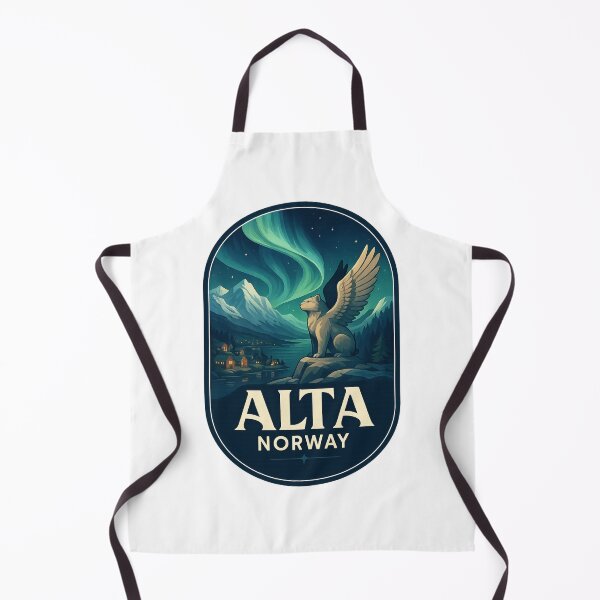 Item preview, Alta – Aurora Over Fjords and Winged Guardian designed and sold by Aryabek.