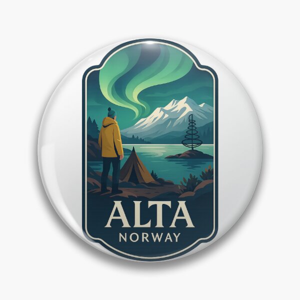 Item preview, Alta – Arctic Camping Under the Lights designed and sold by Aryabek.