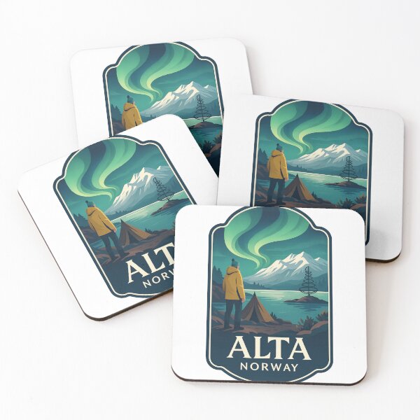 Item preview, Alta – Arctic Camping Under the Lights designed and sold by Aryabek.