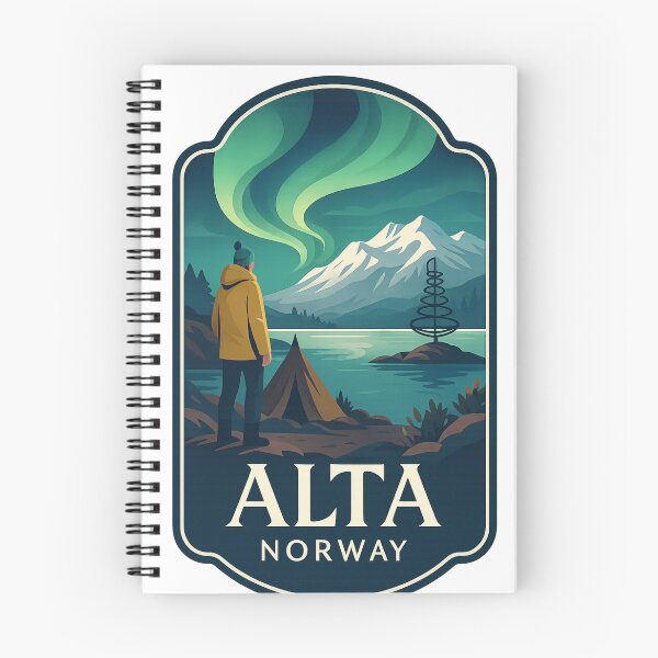 Item preview, Alta – Arctic Camping Under the Lights designed and sold by Aryabek.