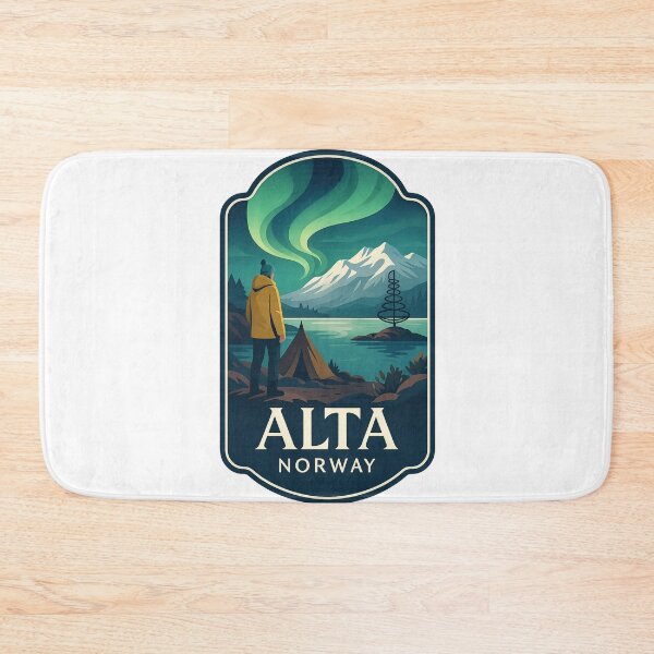 Item preview, Alta – Arctic Camping Under the Lights designed and sold by Aryabek.