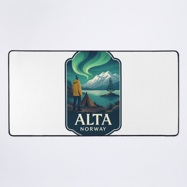Item preview, Alta – Arctic Camping Under the Lights designed and sold by Aryabek.