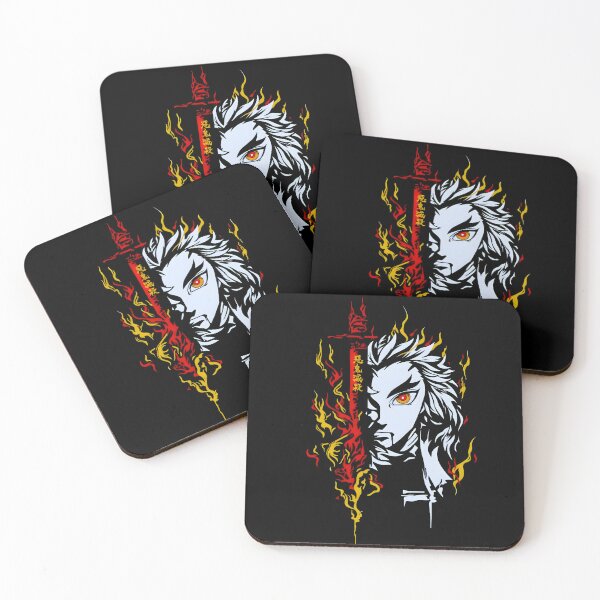 Item preview, Fiery Warrior Half-Face With Burning Blade designed and sold by Artistic canvas store.