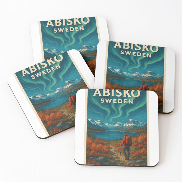 Item preview, Abisko – Autumn Aurora over Lapporten designed and sold by Aryabek.