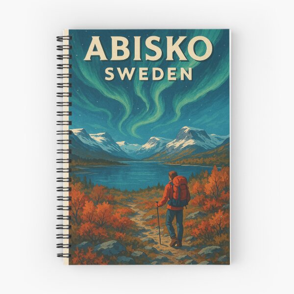Item preview, Abisko – Autumn Aurora over Lapporten designed and sold by Aryabek.