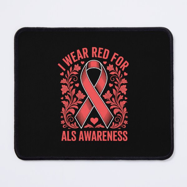 Item preview, I Wear Red For ALS Awareness designed and sold by papertaless.