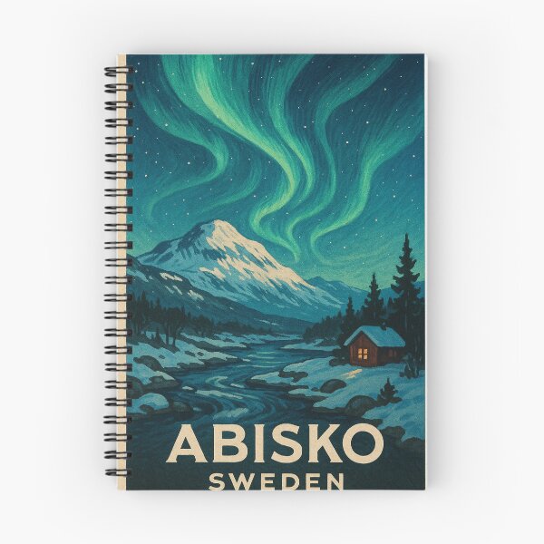 Item preview, Abisko – Winter Night by the River designed and sold by Aryabek.