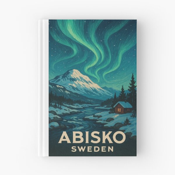 Item preview, Abisko – Winter Night by the River designed and sold by Aryabek.