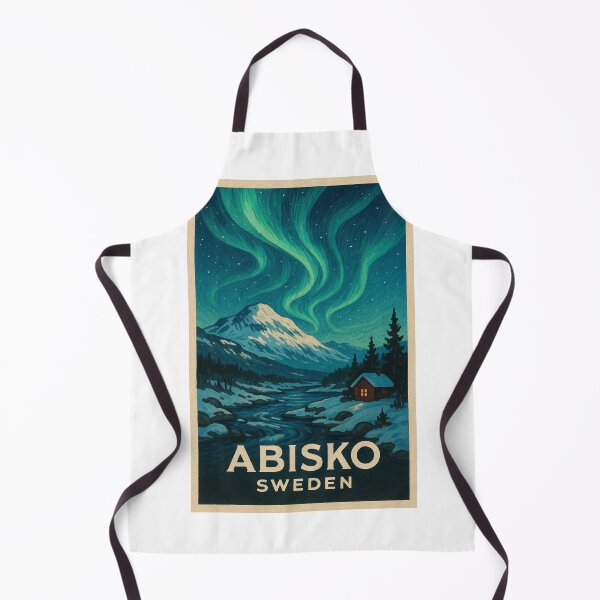 Item preview, Abisko – Winter Night by the River designed and sold by Aryabek.