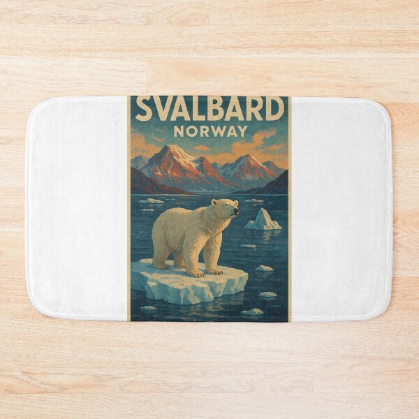 Item preview, Svalbard – Polar Bear on Arctic Ice designed and sold by Aryabek.