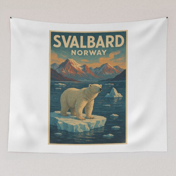 Item preview, Svalbard – Polar Bear on Arctic Ice designed and sold by Aryabek.