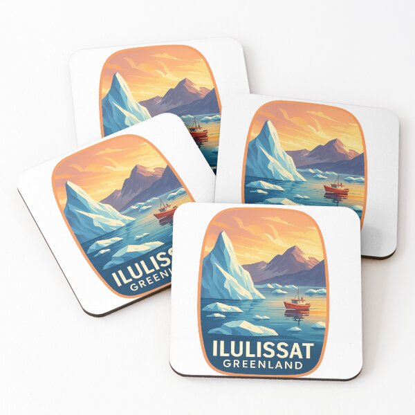 Item preview, Ilulissat – Sunset Over Iceberg Bay designed and sold by Aryabek.