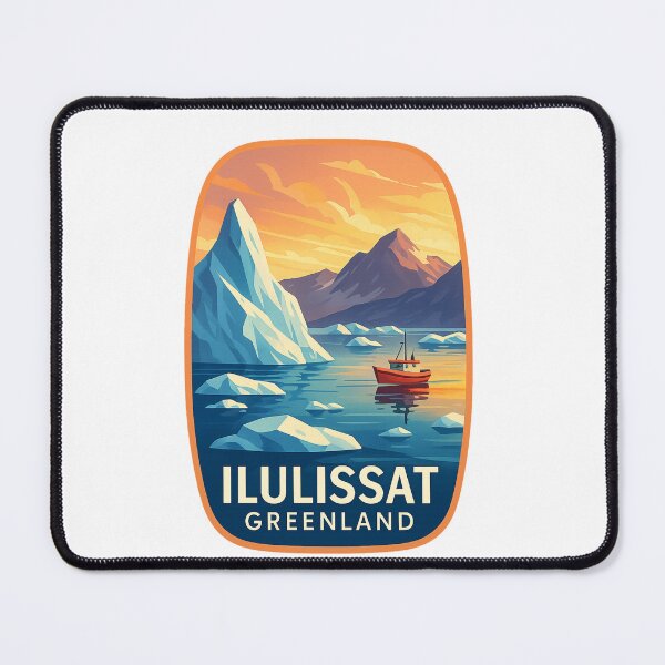Item preview, Ilulissat – Sunset Over Iceberg Bay designed and sold by Aryabek.