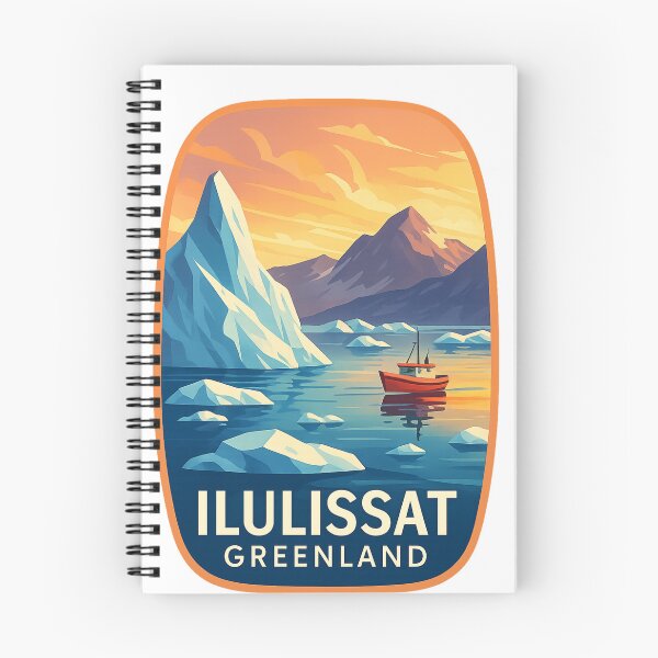 Item preview, Ilulissat – Sunset Over Iceberg Bay designed and sold by Aryabek.