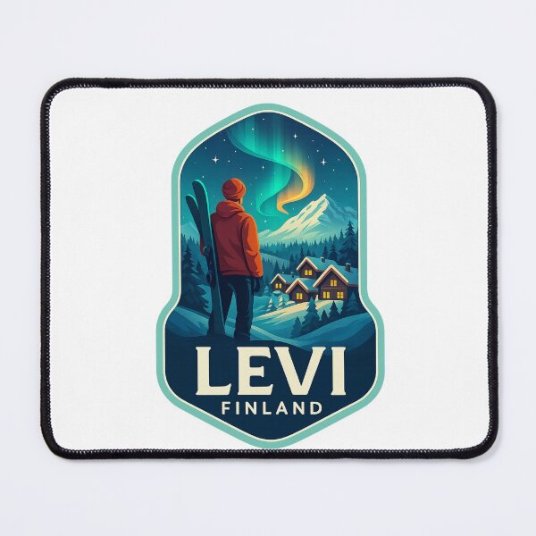 Item preview, Levi – Ski Village Under the Northern Lights designed and sold by Aryabek.