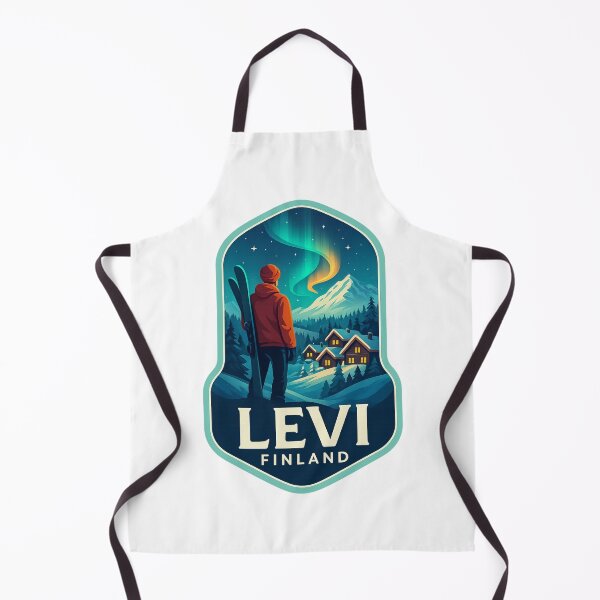 Item preview, Levi – Ski Village Under the Northern Lights designed and sold by Aryabek.